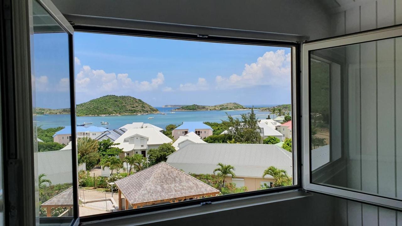 Pinel Superbe Appartement En Residence Vue Mer Cul de Sac Exterior foto